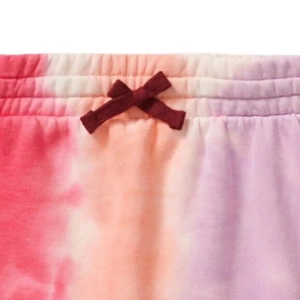 Justice Pink and‎ Purple Tie-Dye Skirt
